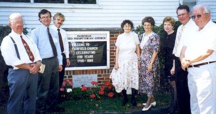 Various Axtells at the Fairfield Church Bicentennial 1999